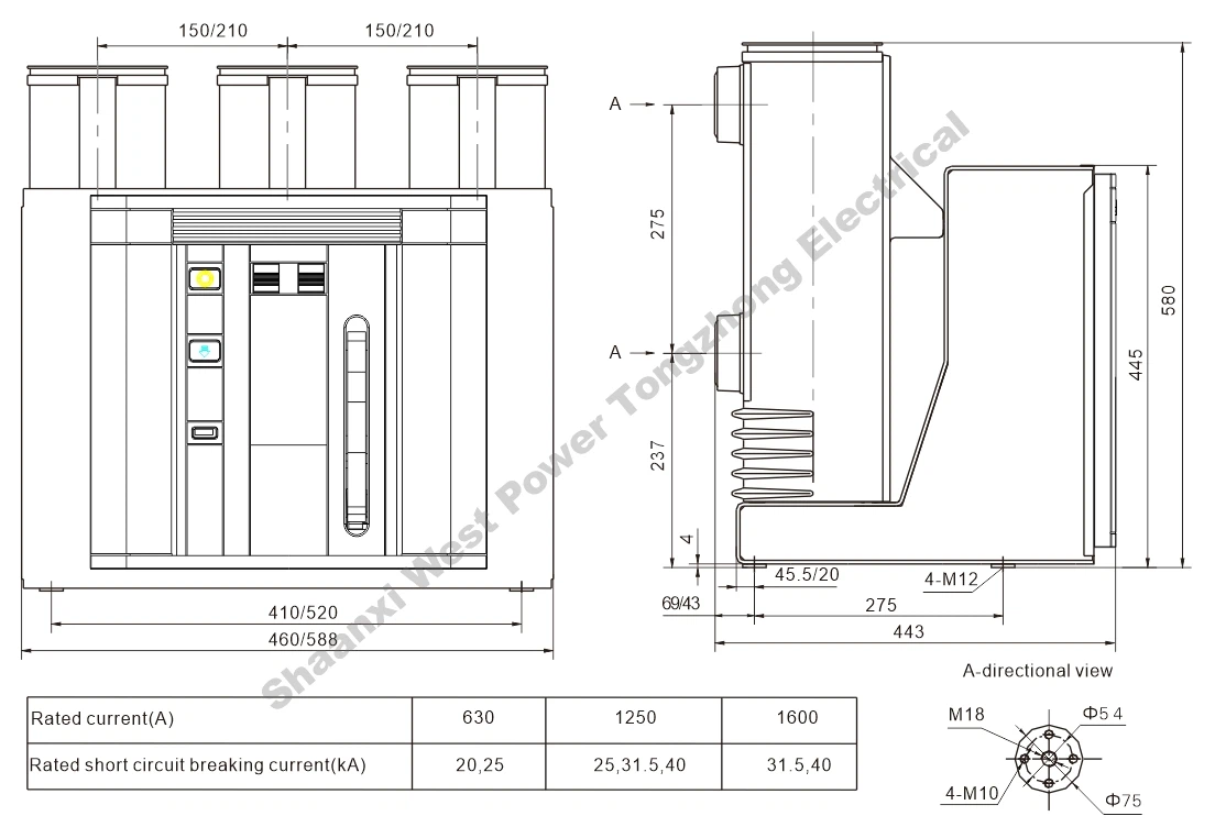VTZ-12 Vacuum Circuit Breaker factory VTZ-12 Vacuum Circuit Breaker factory